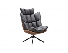 Кресло ESF DC-1565G BROWN / Metal legs