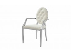 СТУЛ металлический ESF Y110B бежевый бархат